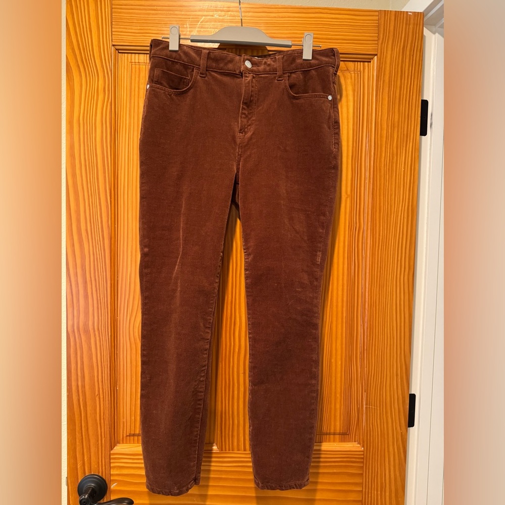 PILCRO CORDUROY HIGH-RISE SKINNY JEANS Size 30